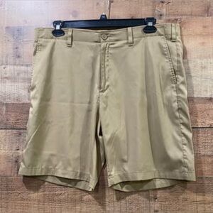BCG Mens Khaki Golf Bermuda Shorts Size 38